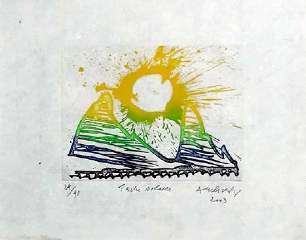 Etching Alechinsky - Tache solaire