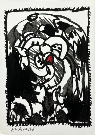 No Technical Alechinsky -  Tête Bêche, 1987