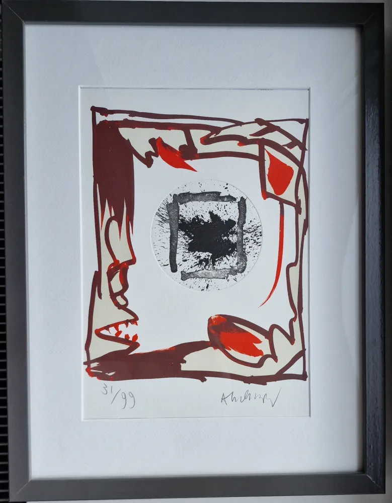 Etching Alechinsky - Tiens !