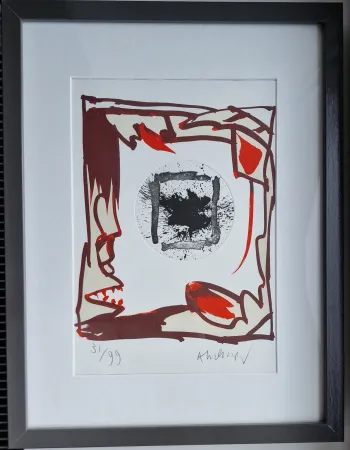 Etching Alechinsky - Tiens !