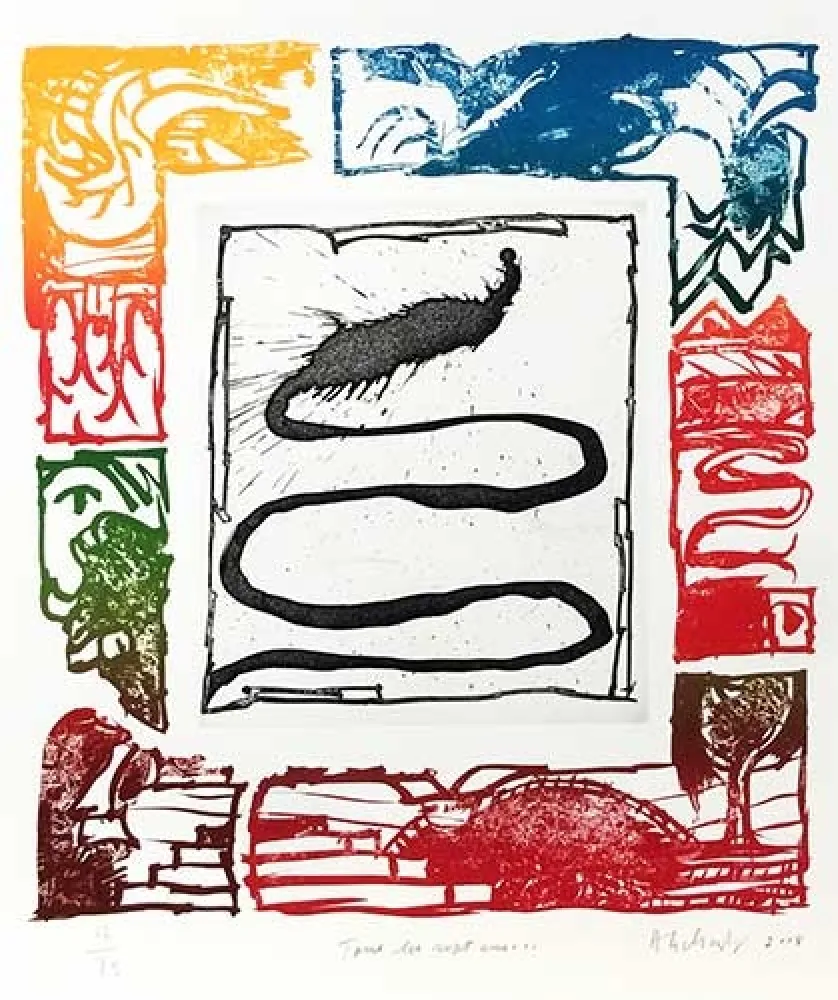 Etching Alechinsky - Tous les 7 ans