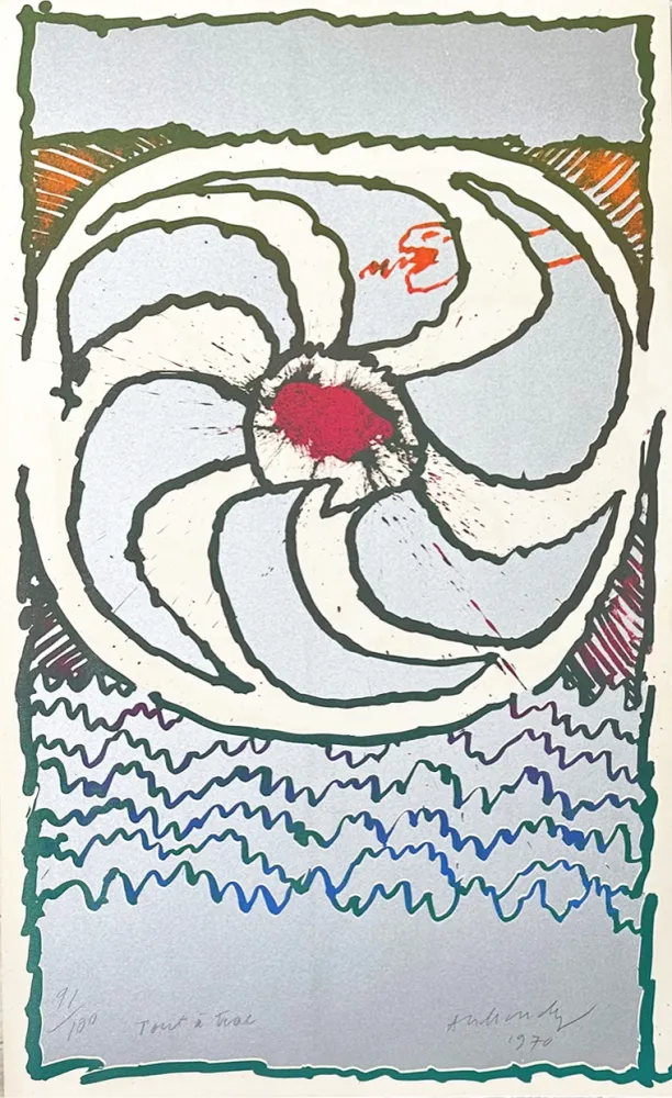 Lithograph Alechinsky - Tout à trac