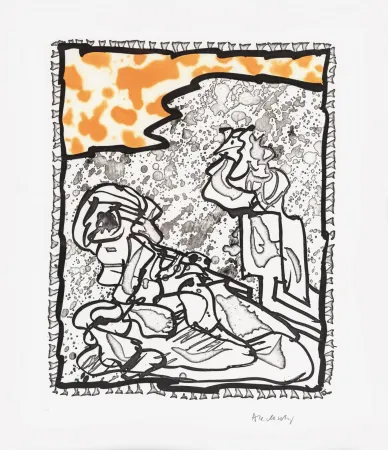 Linocut Alechinsky - Traité des excitants modernes 02