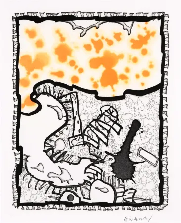 Linocut Alechinsky - Traité des excitants modernes 04