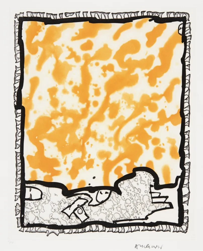 Linocut Alechinsky - Traité des excitants modernes 06