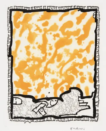 Linocut Alechinsky - Traité des excitants modernes 06