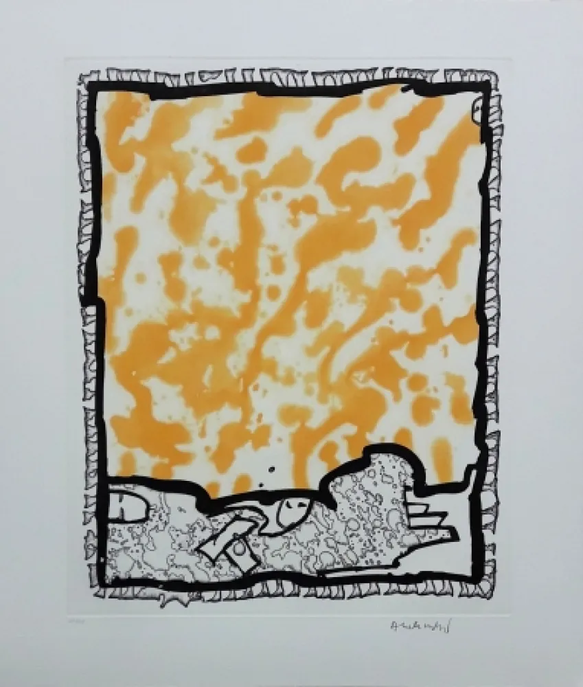 Etching Alechinsky - Traité des excitants modernes