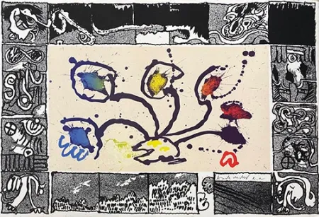 Lithograph Alechinsky - Tribord