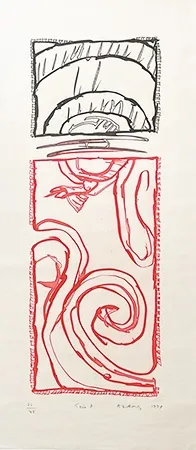 Etching Alechinsky - Trio