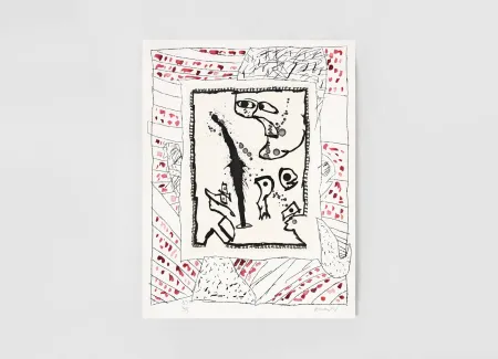 Etching Alechinsky - Troll