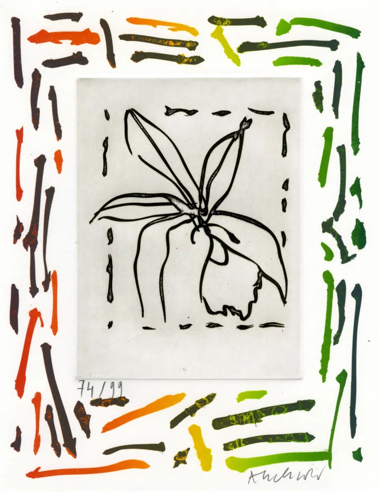 Lithograph Alechinsky - Un Amour de Swann 1