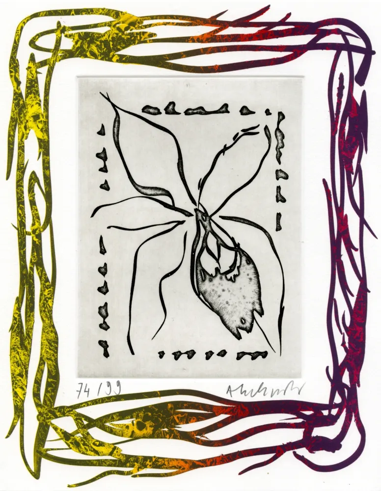 Lithograph Alechinsky - Un Amour de Swann 2