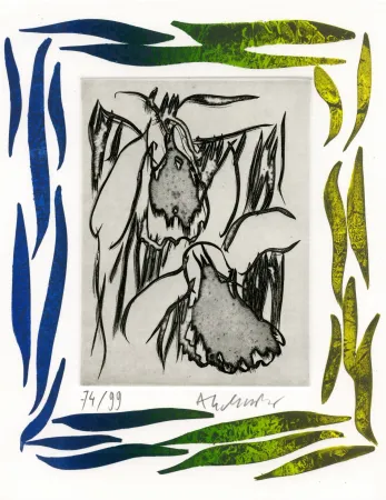 Lithograph Alechinsky - Un Amour de Swann 3