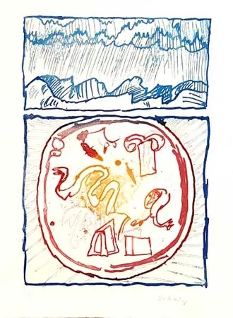 Etching Alechinsky - Underground