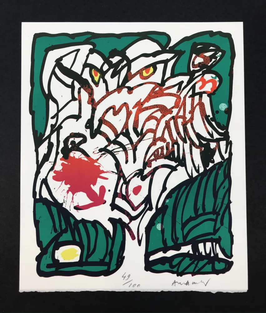 Lithograph Alechinsky - Untitled 