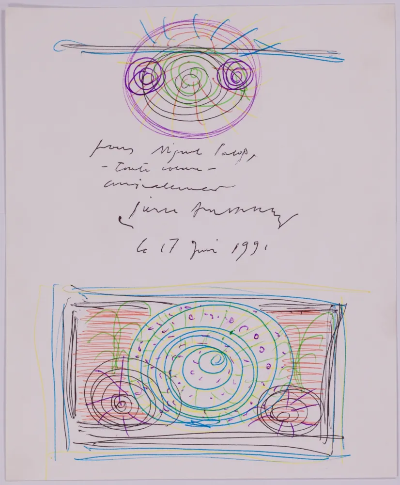 No Technical Alechinsky - Untitled