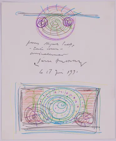 No Technical Alechinsky - Untitled