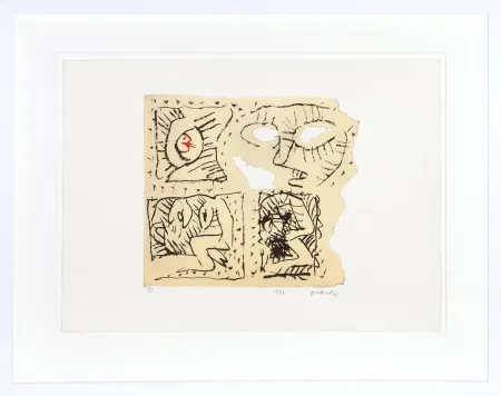 Aquatint Alechinsky - Untitled