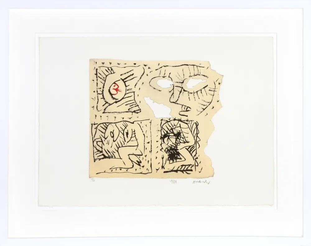 Aquatint Alechinsky - Untitled