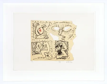 Aquatint Alechinsky - Untitled