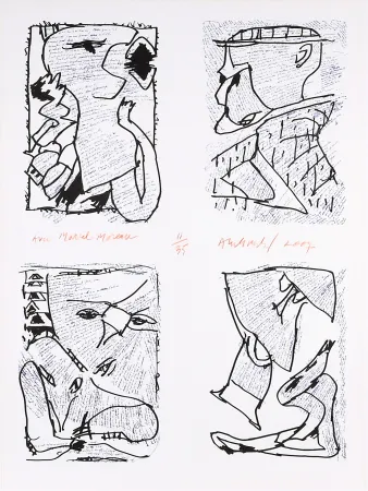 Lithograph Alechinsky - Untitled 