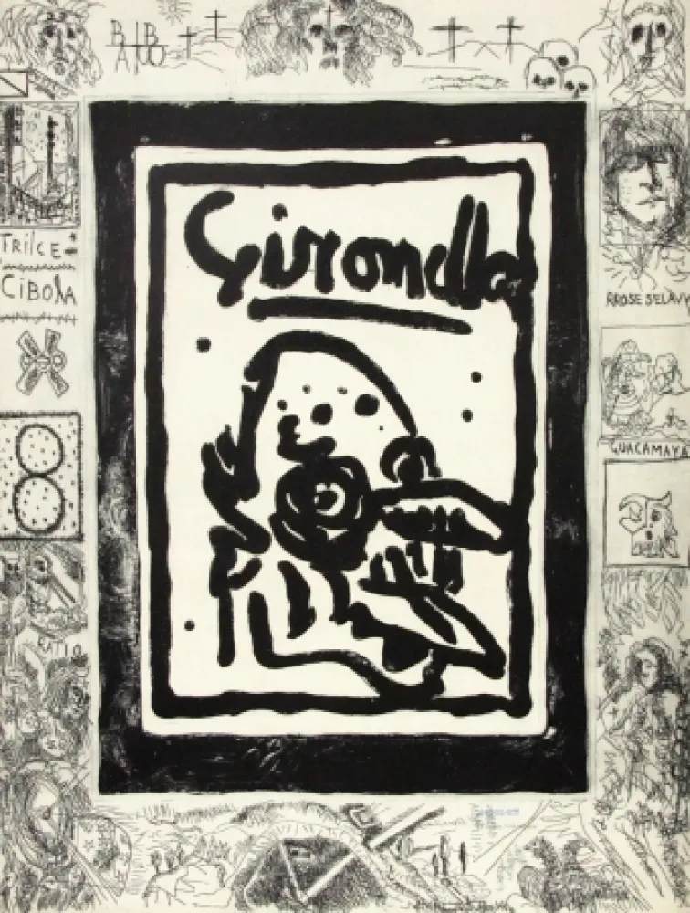 Lithograph Alechinsky - Untitled