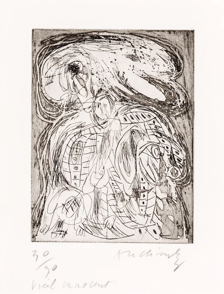 Engraving Alechinsky - Vieil innocent