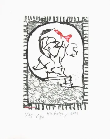 Engraving Alechinsky - Vigie