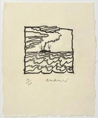 Etching Alechinsky - Volturno