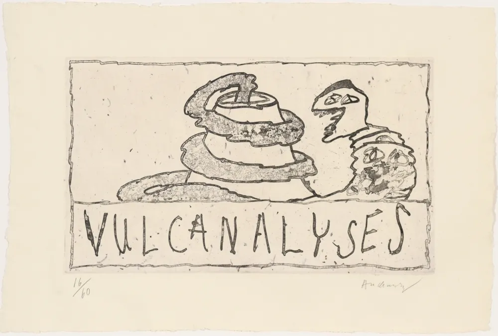 Engraving Alechinsky - Vulcanalyses 01