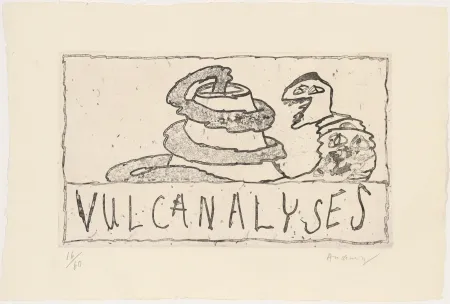 Engraving Alechinsky - Vulcanalyses 01