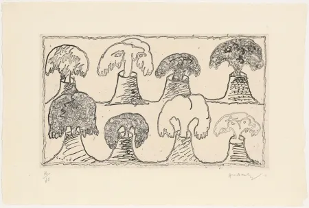 Engraving Alechinsky - Vulcanalyses 03