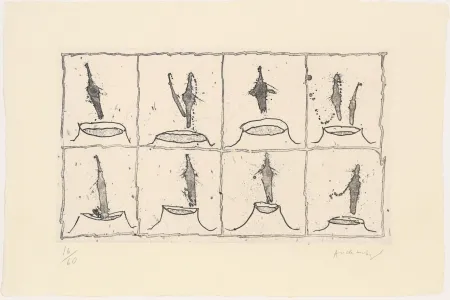 Engraving Alechinsky - Vulcanalyses 04