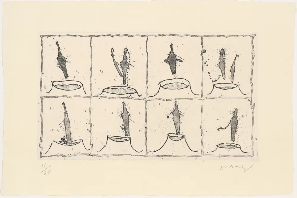 Engraving Alechinsky - Vulcanalyses 04