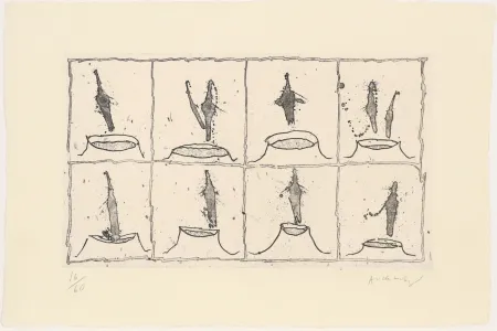 Engraving Alechinsky - Vulcanalyses 04