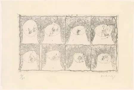 Engraving Alechinsky - Vulcanalyses 06