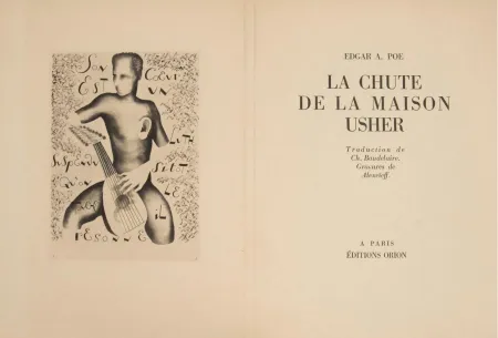 Illustrated Book Alexeïeff - E. Poe : LA CHUTE DE LA MAISON USHER. 10 eaux-fortes originales (1929).