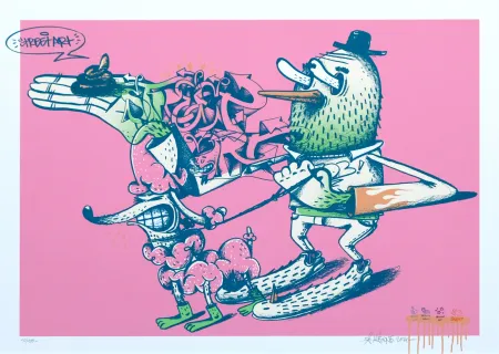 Screenprint Alexone - Streetart