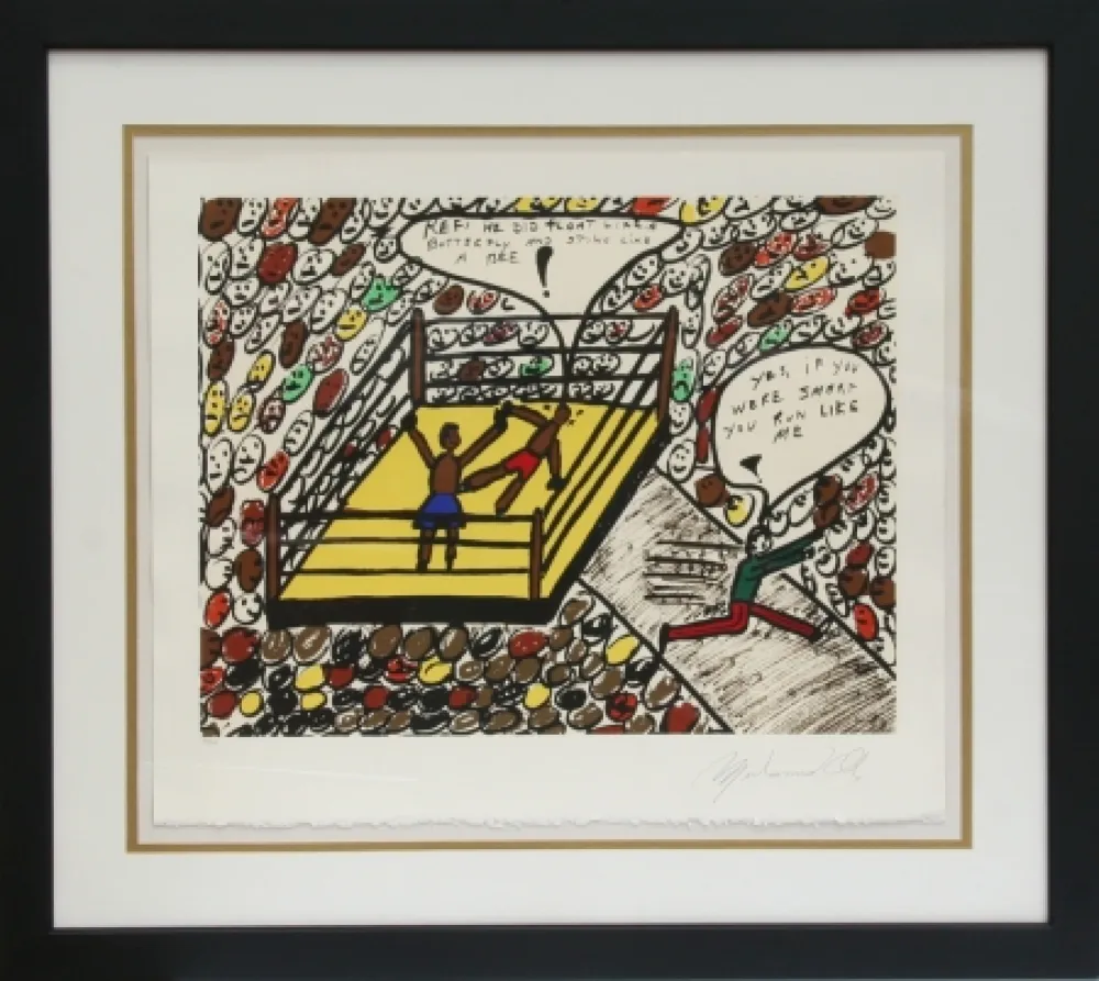 Screenprint Ali - Sting Like a Bee