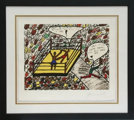 Screenprint Ali - Sting Like a Bee