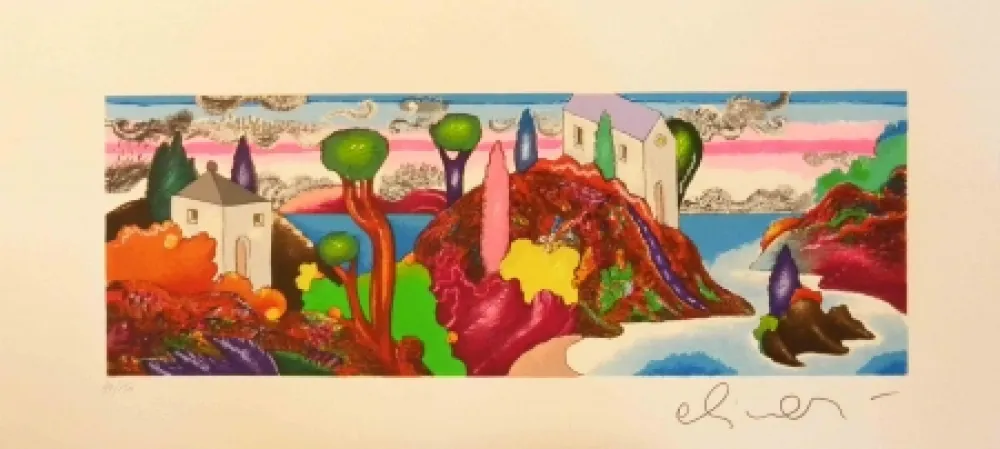 Screenprint Alinari - Alla stessa ora ma in un cosmo analogo 