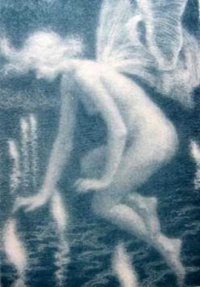 Lithograph Alleaume - Phalène et les feux follets