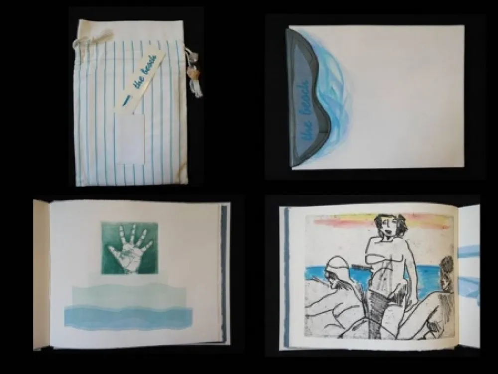 Illustrated Book Allix - The Beach, a short story