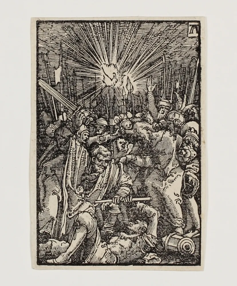 Woodcut Altdorfer - Die Gefangennahme Christi (The Betrayal)