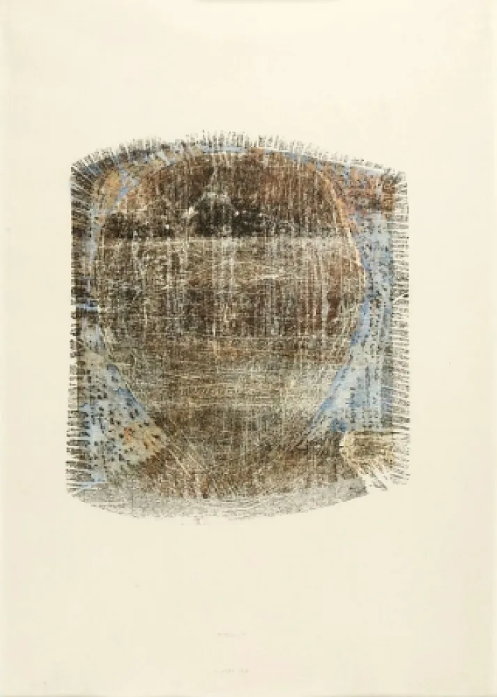 Woodcut Altenbourg - Der gelöschte Blick