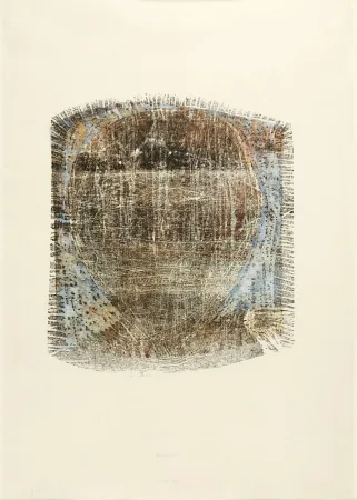 Woodcut Altenbourg - Der gelöschte Blick