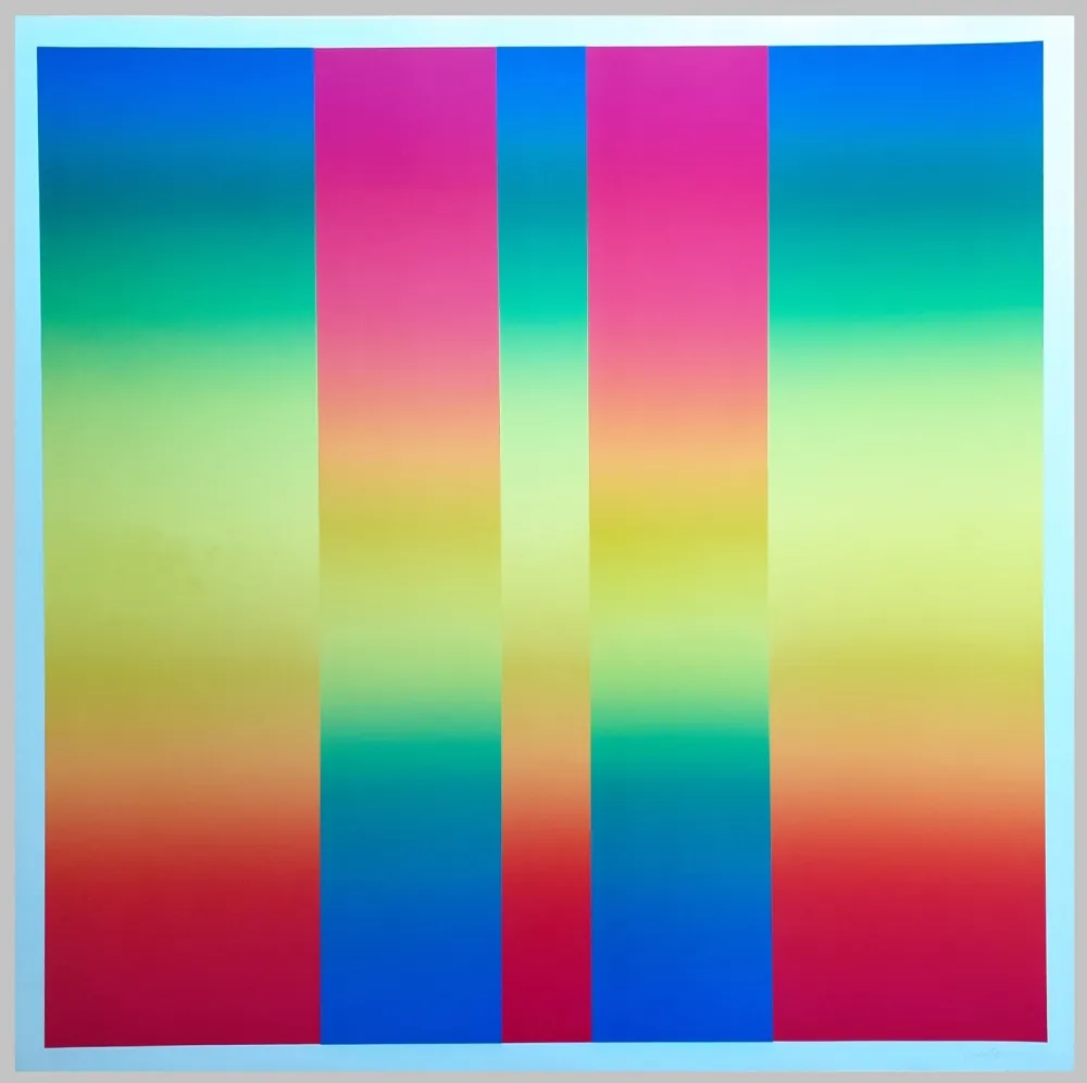 Screenprint Alviani - Senza titolo