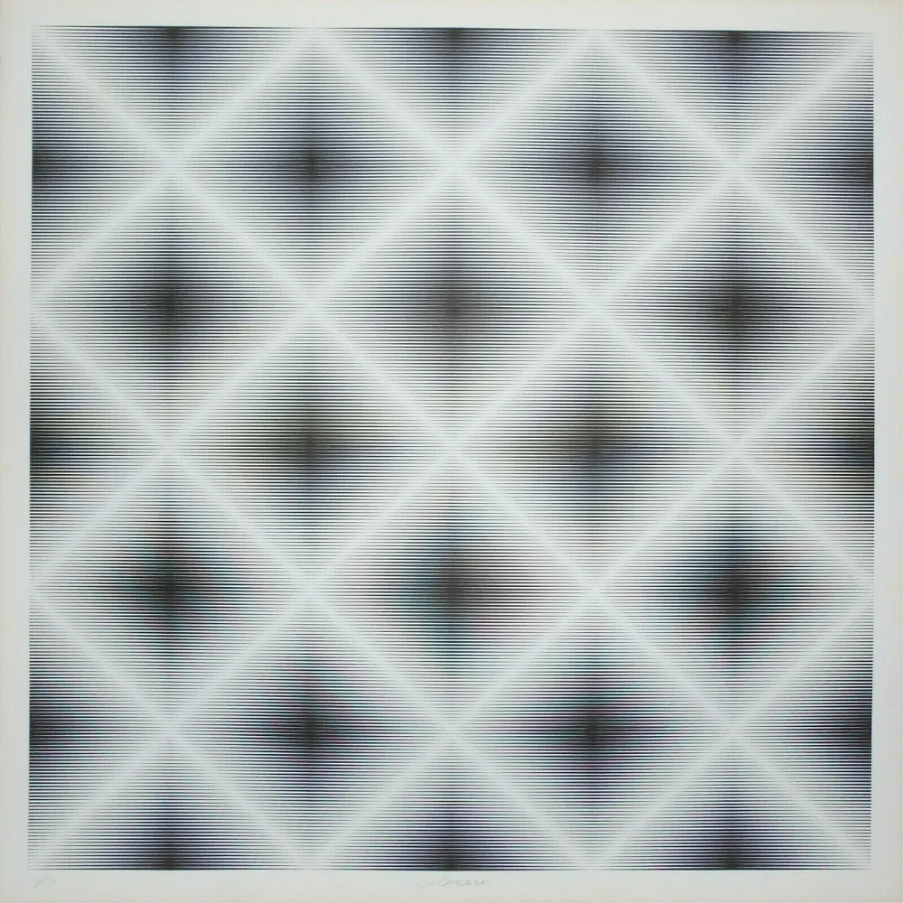 Screenprint Alviani - Senza titolo