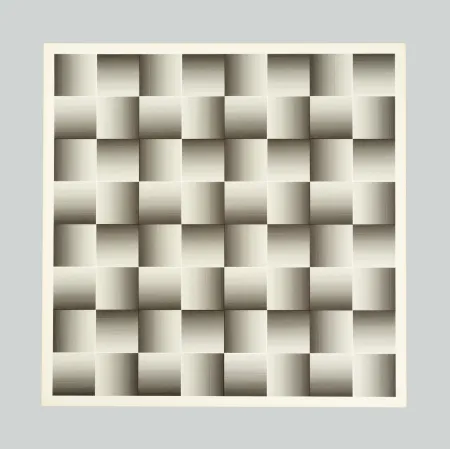 Screenprint Alviani - Testura grafica