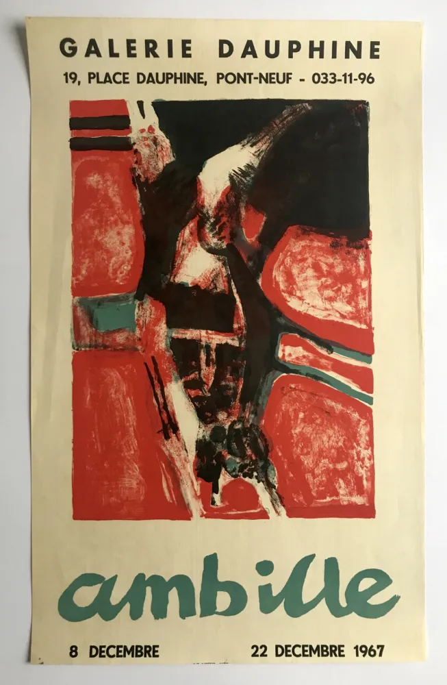 Poster Ambille - Galerie Dauphine